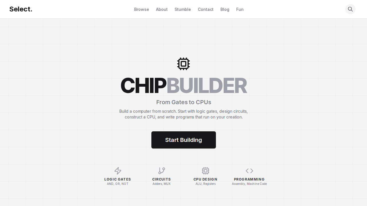 Chip Builder screenshot