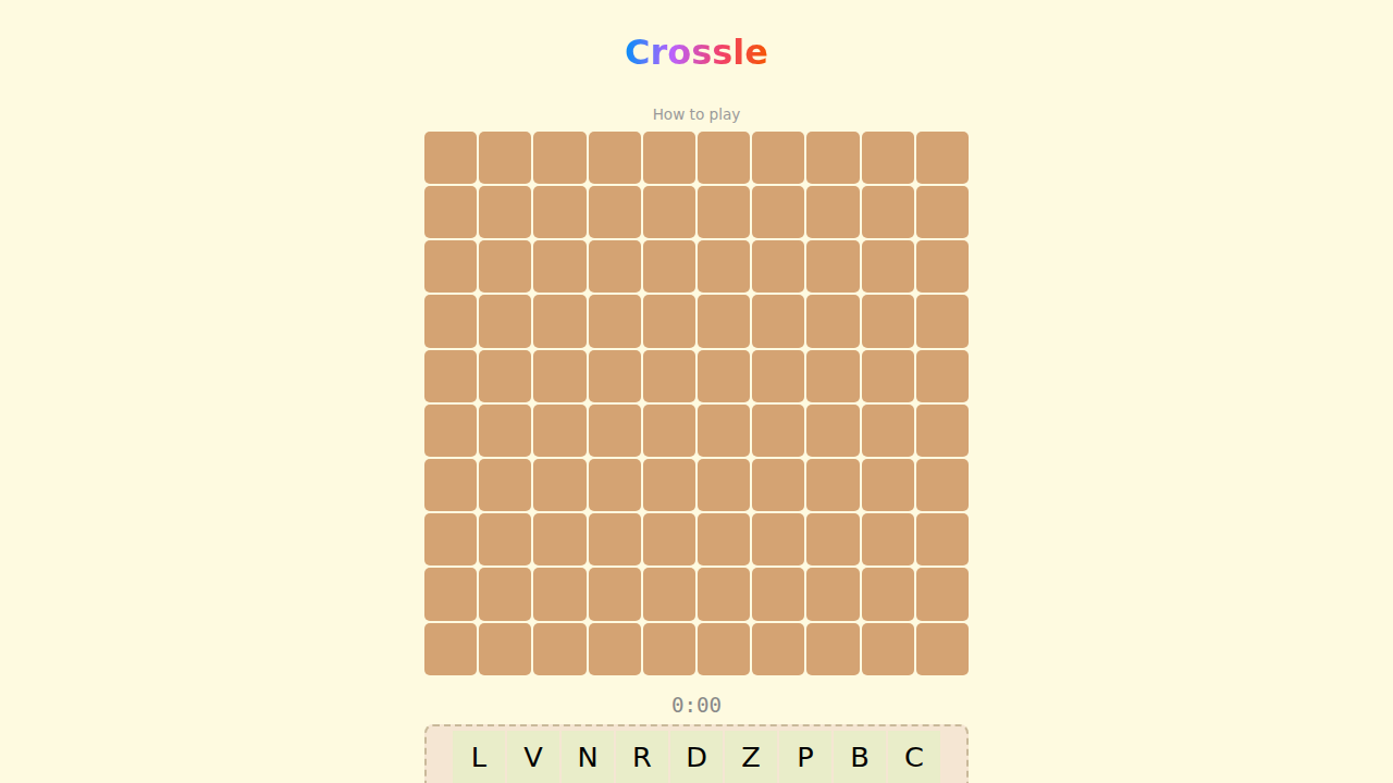 Crossle screenshot