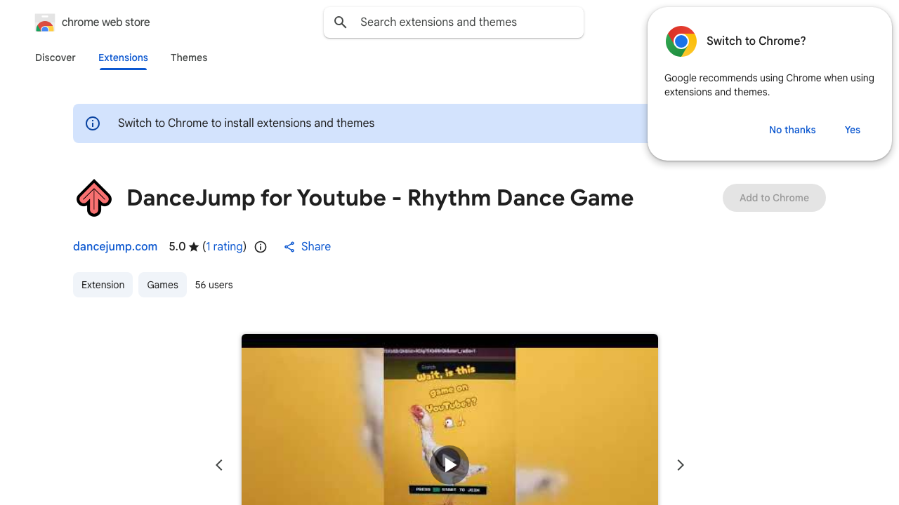 DanceJump For YouTube screenshot