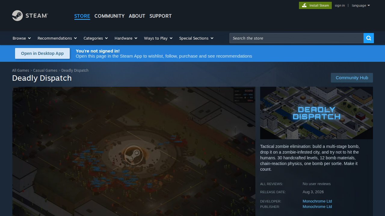 Deadly Dispatch screenshot
