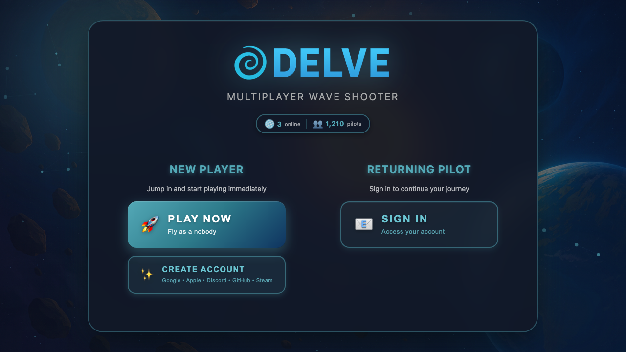 Delve Online - MMO Space Sim