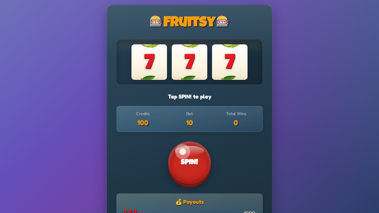 Fruitsy screenshot