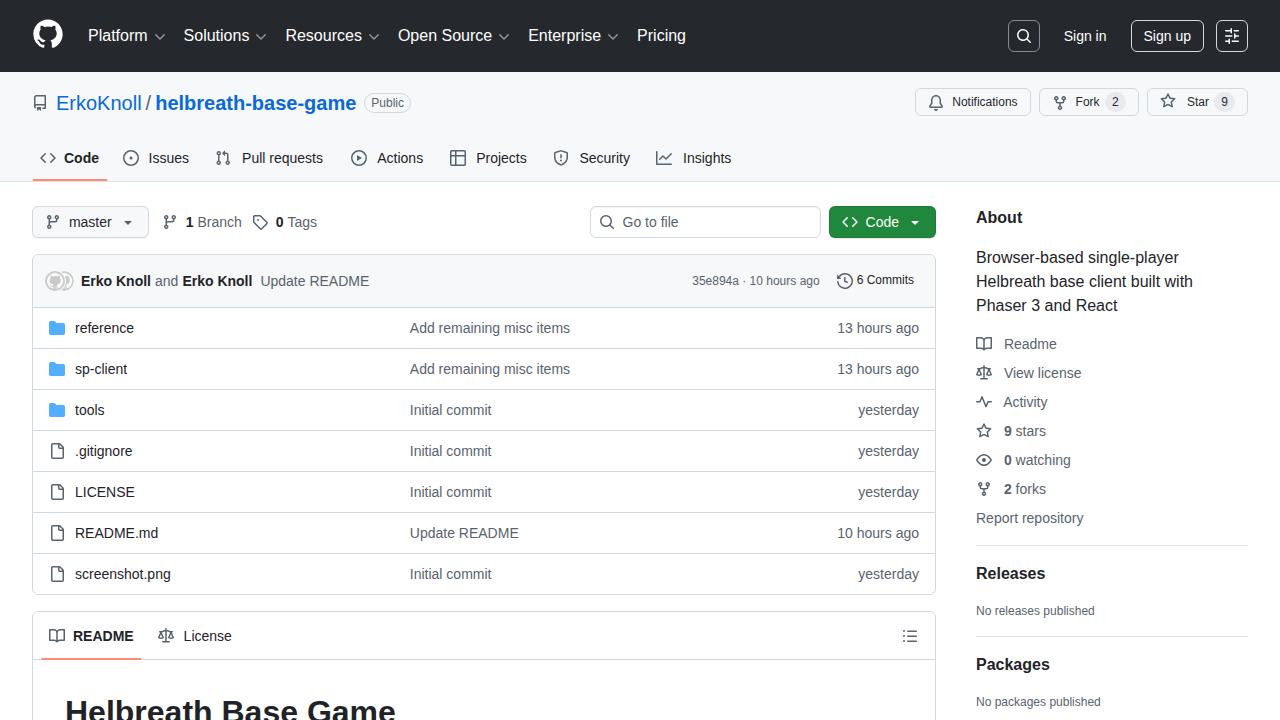 Helbreath Base screenshot