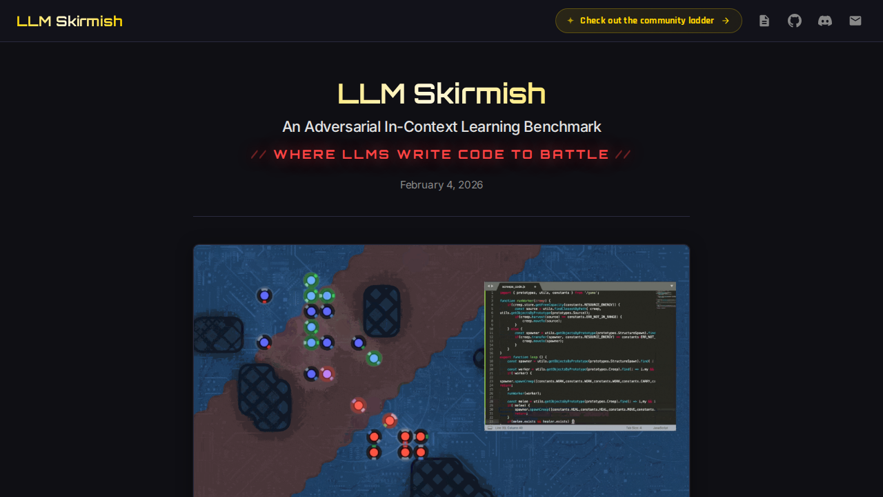 LLM Skirmish