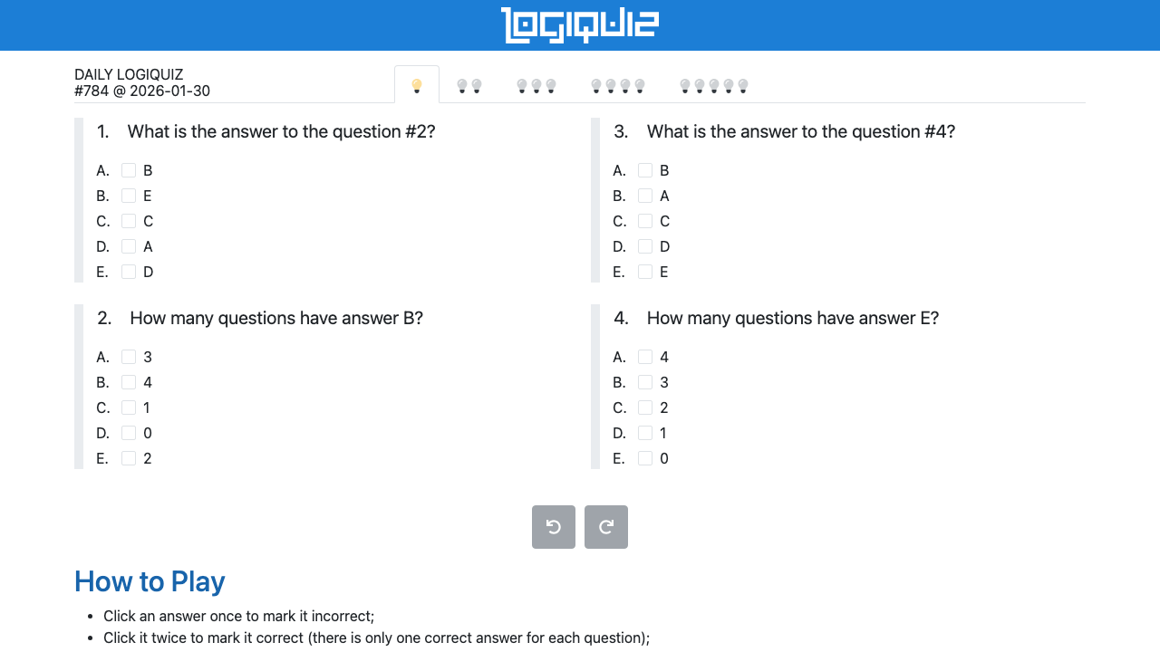 Logiquiz screenshot