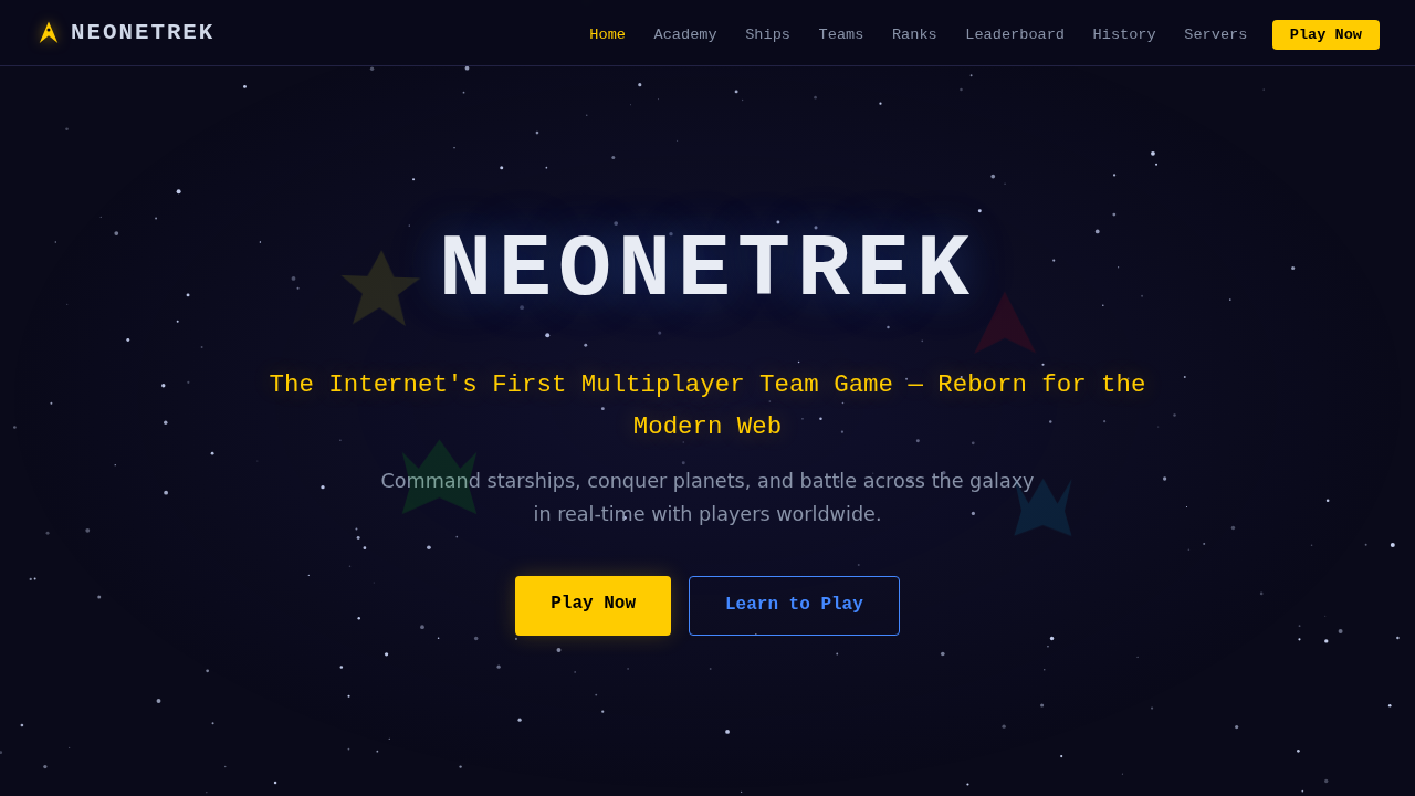 NeoNetrek screenshot