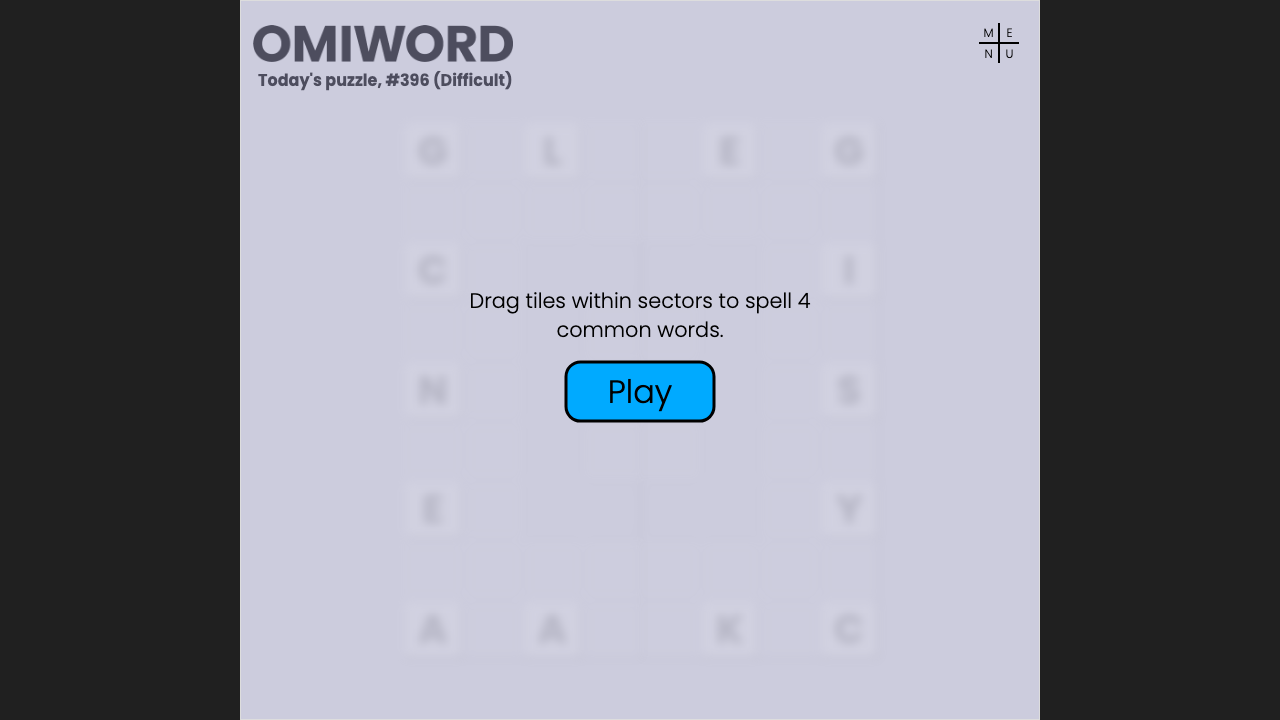 Omiword screenshot