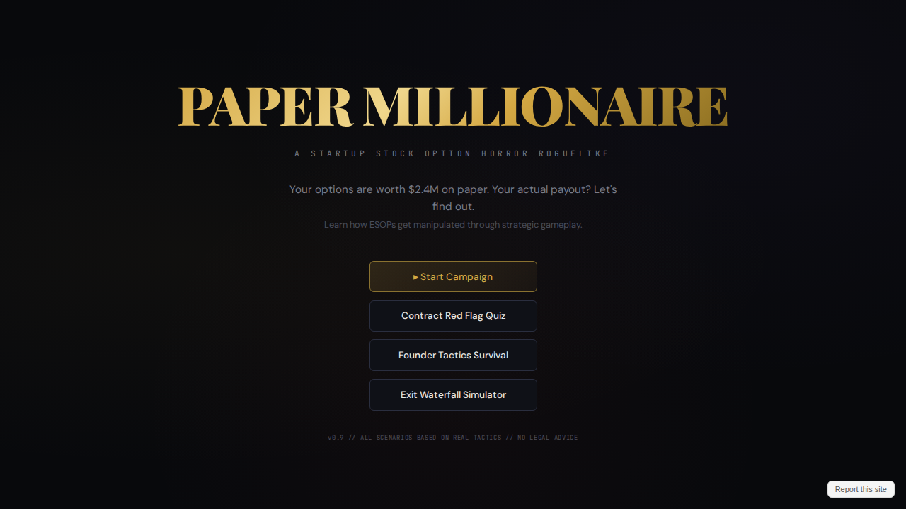 Paper Millionaire
