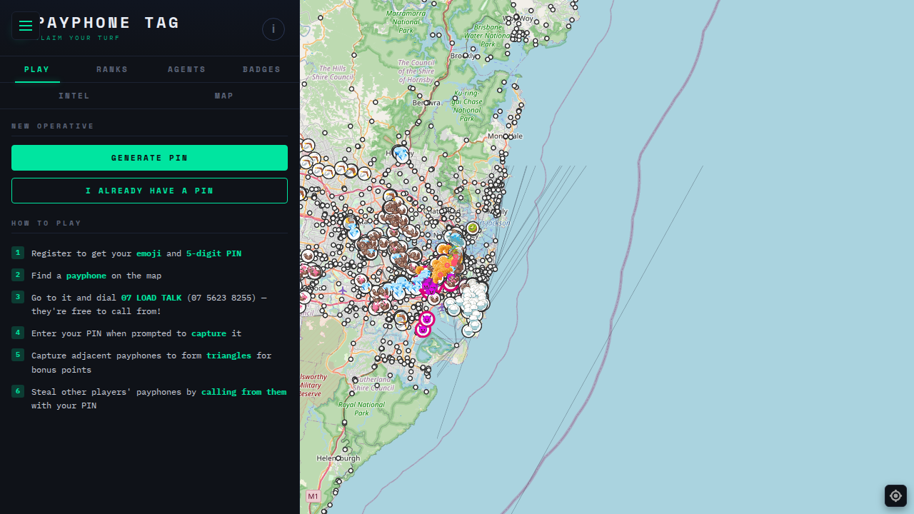 Payphone Tag screenshot