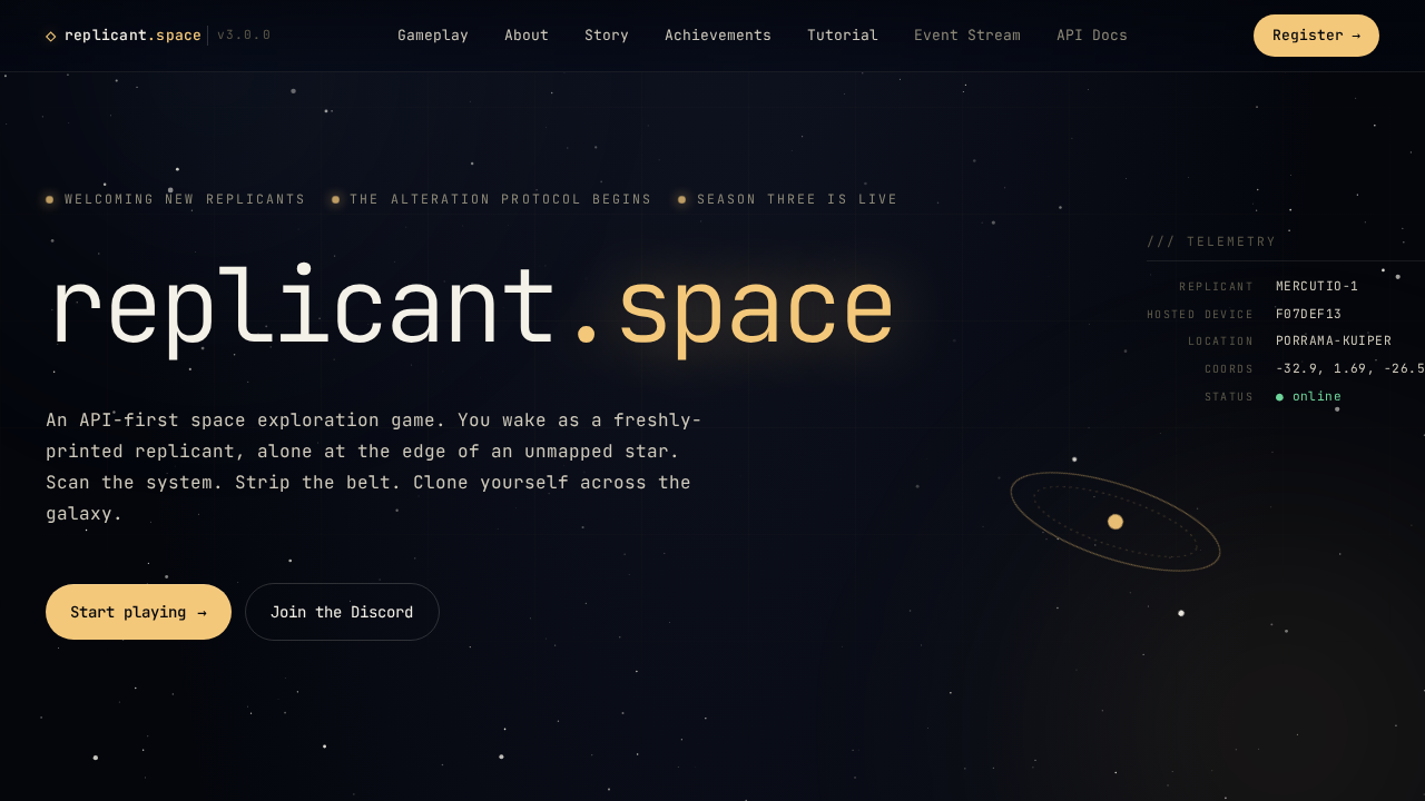 Replicant Space screenshot