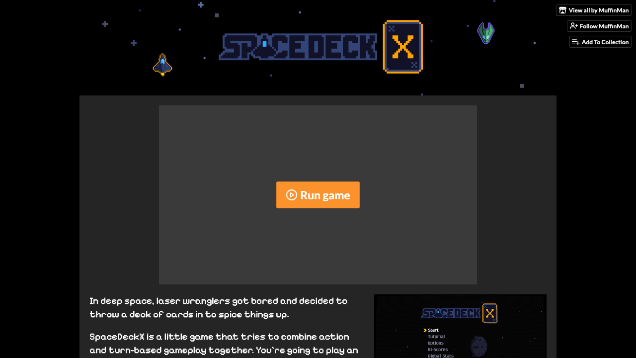 SpaceDeck X screenshot
