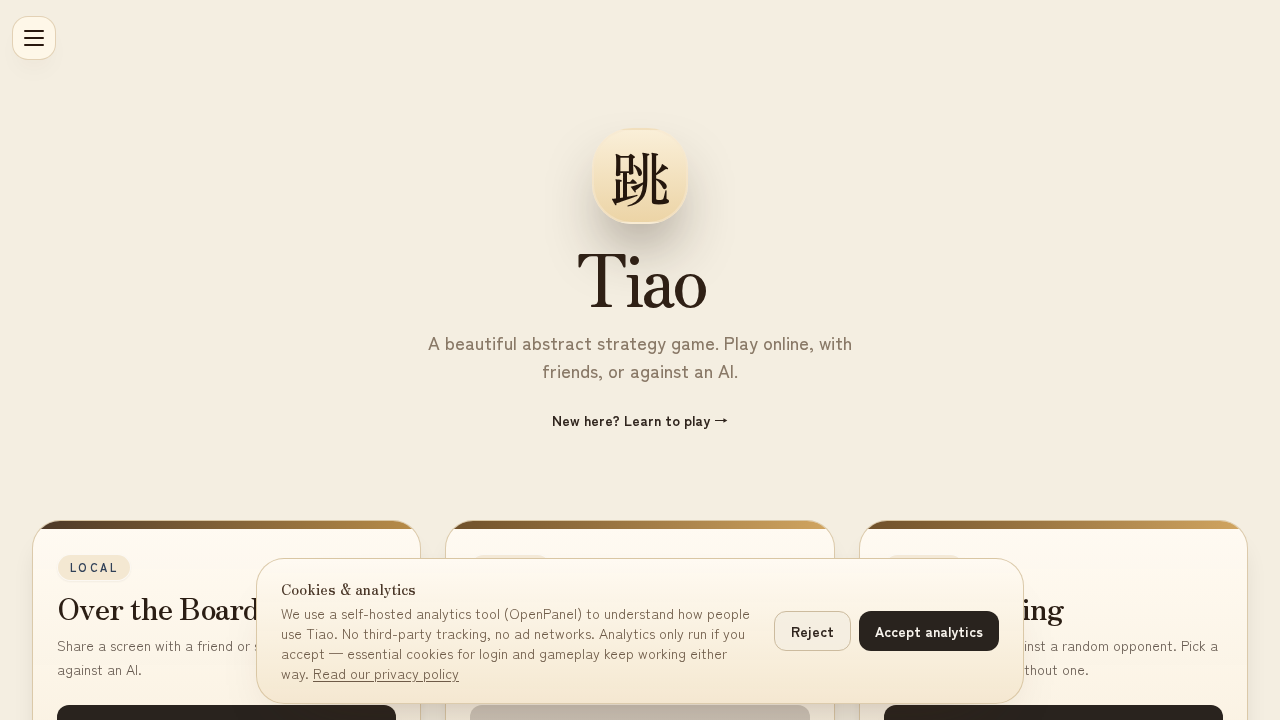 Tiao screenshot