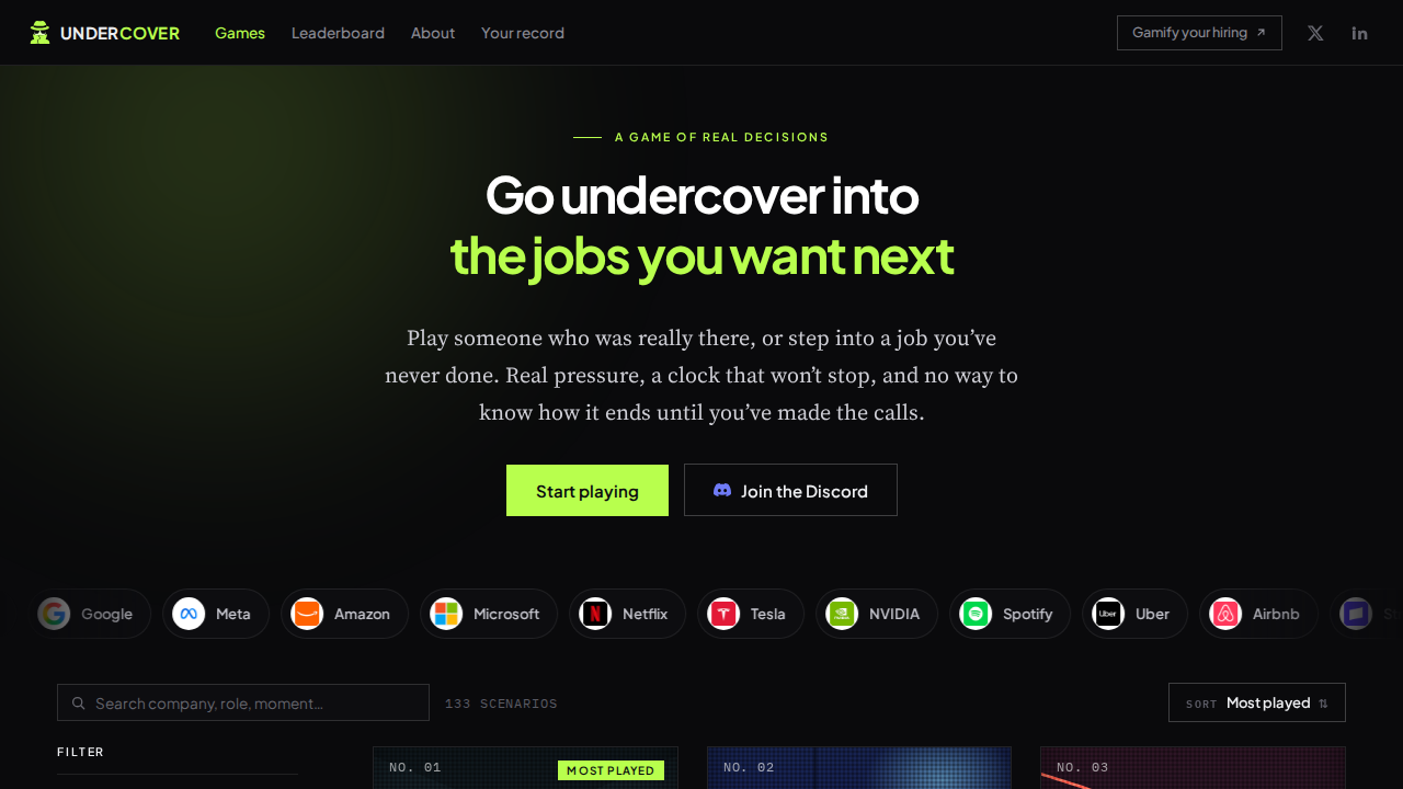Undercover screenshot