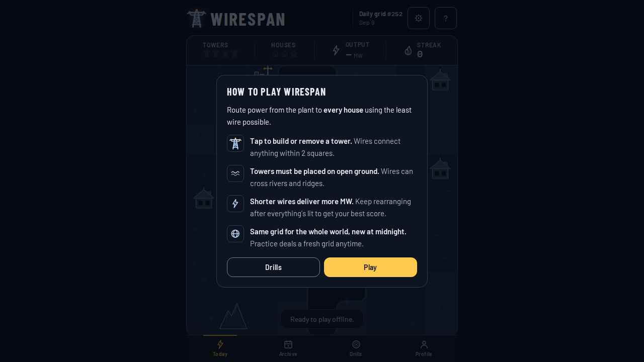 Wirespan screenshot